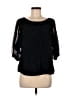Antonio Melani Black 3/4 Sleeve Blouse Size M - photo 1