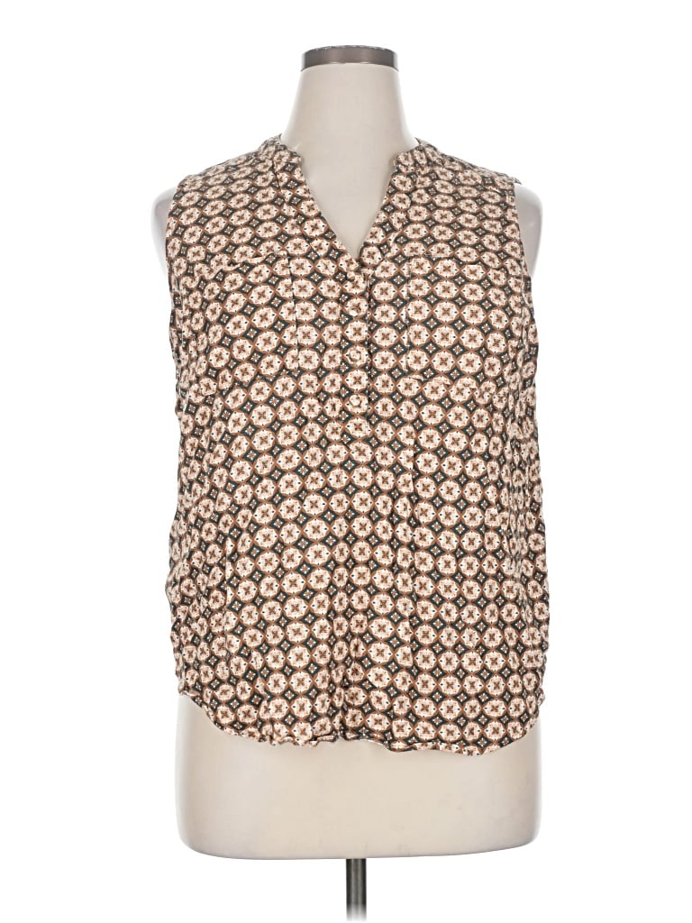 Pre-owned Torrid Sleeveless Blouse In Brown