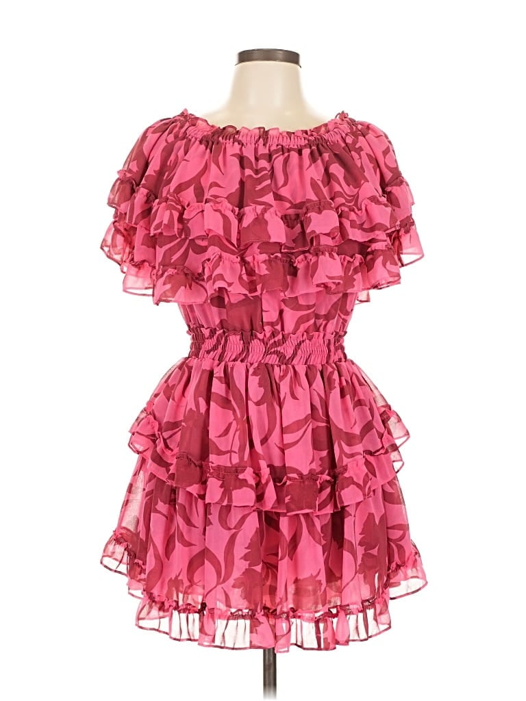 Pre-owned Misa Cocktail Dress In Pink
