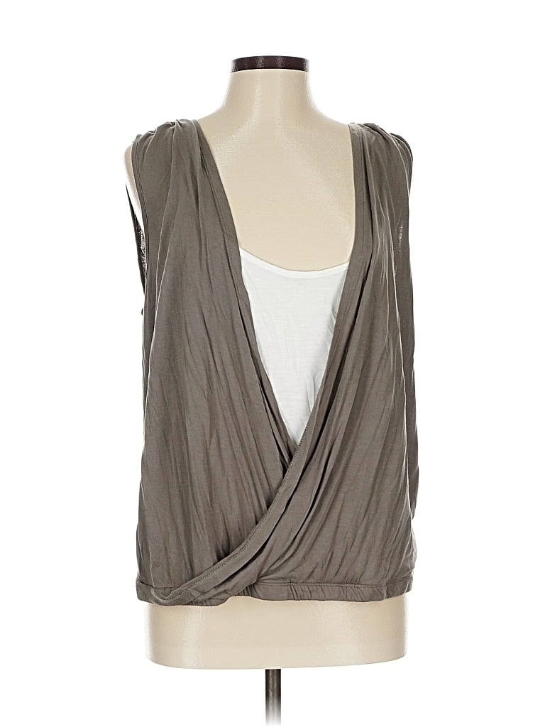 Pre-owned Lascana Sleeveless Blouse In Gray