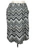 Bobeau Chevron-herringbone Gray Silver Casual Skirt Size 2X - photo 1