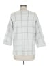 Tahari Checkered-gingham Gray White Pullover Sweater Size L - photo 2