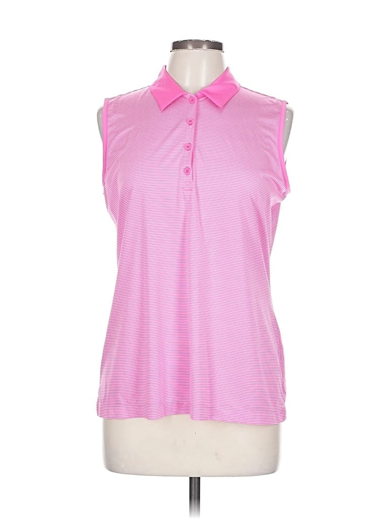 Pre-owned Ep Pro Sleeveless Polo Shirt In Pink