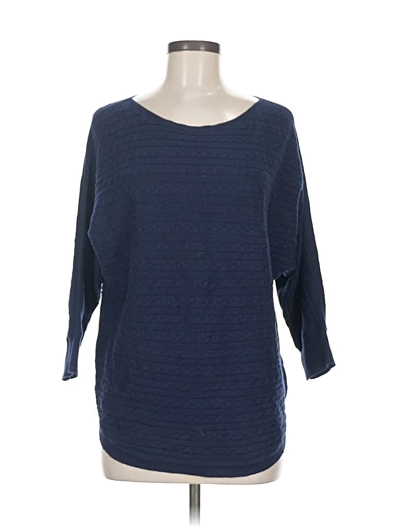 Pre-owned Market & Spruce Pullover Sweater In Blue