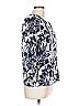 Como Blu 100% Rayon Silver 3/4 Sleeve Blouse Size L - photo 4
