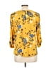 Cato Yellow 3/4 Sleeve Blouse Size L - photo 2