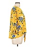 Cato Yellow 3/4 Sleeve Blouse Size L - photo 4