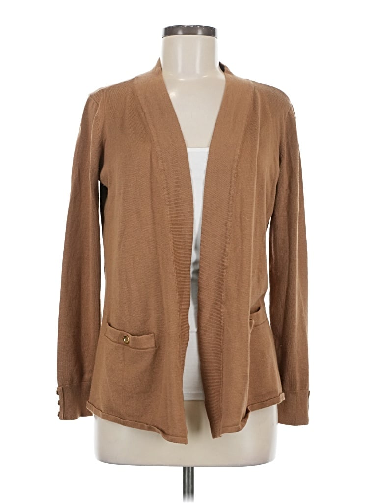 Pre-owned Charter Club Cardigan Sweater In Brown