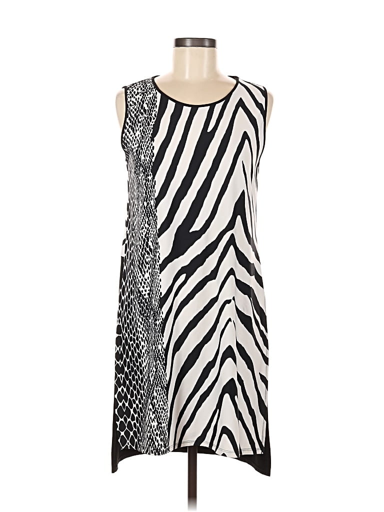 Pre-owned Melissa Paige Casual Dress In Silver