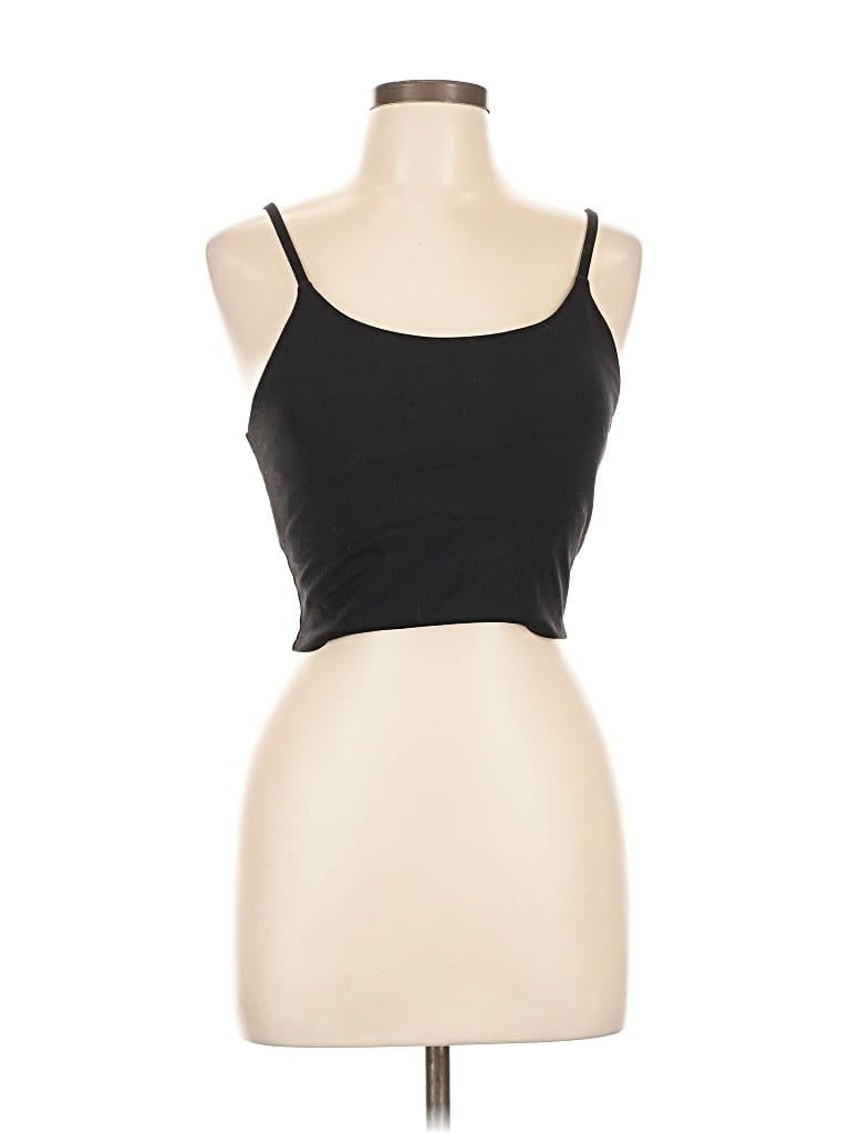 Pre-owned Enlo Tank Top Black Strapless Neckline Tops