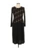 Rabbit Rabbit Rabbit Designs Argyle Black Casual Dress Size 10 - photo 1