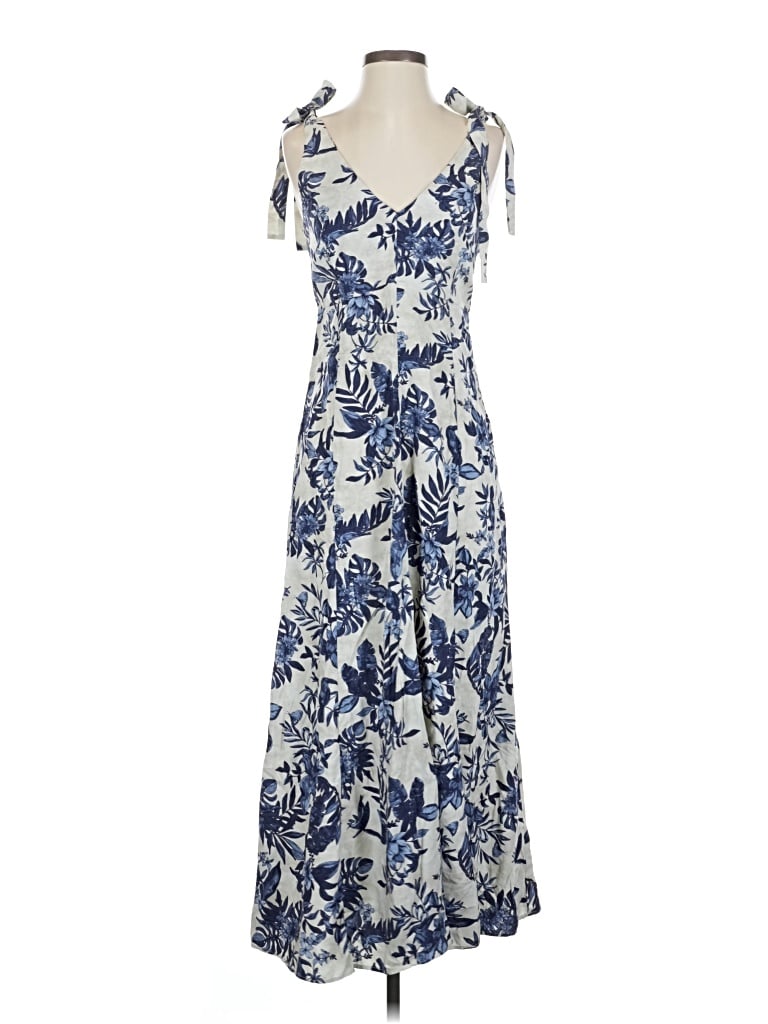 Pre-owned Mng Casual Dress In Blue