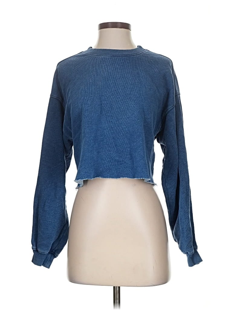 Pre-owned Fabletics Sweatshirt In Blue