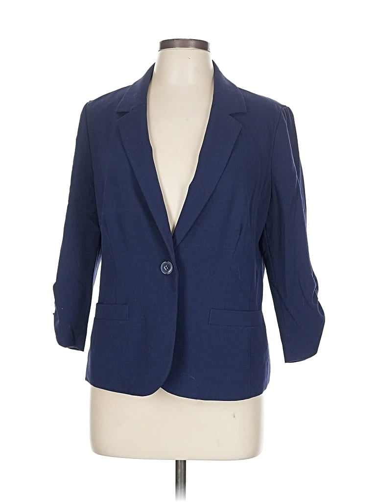 Pre-owned Eliza J Blazer Jacket In Blue