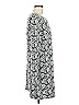 Ann Taylor LOFT Paisley Gray Casual Dress Size M - photo 4