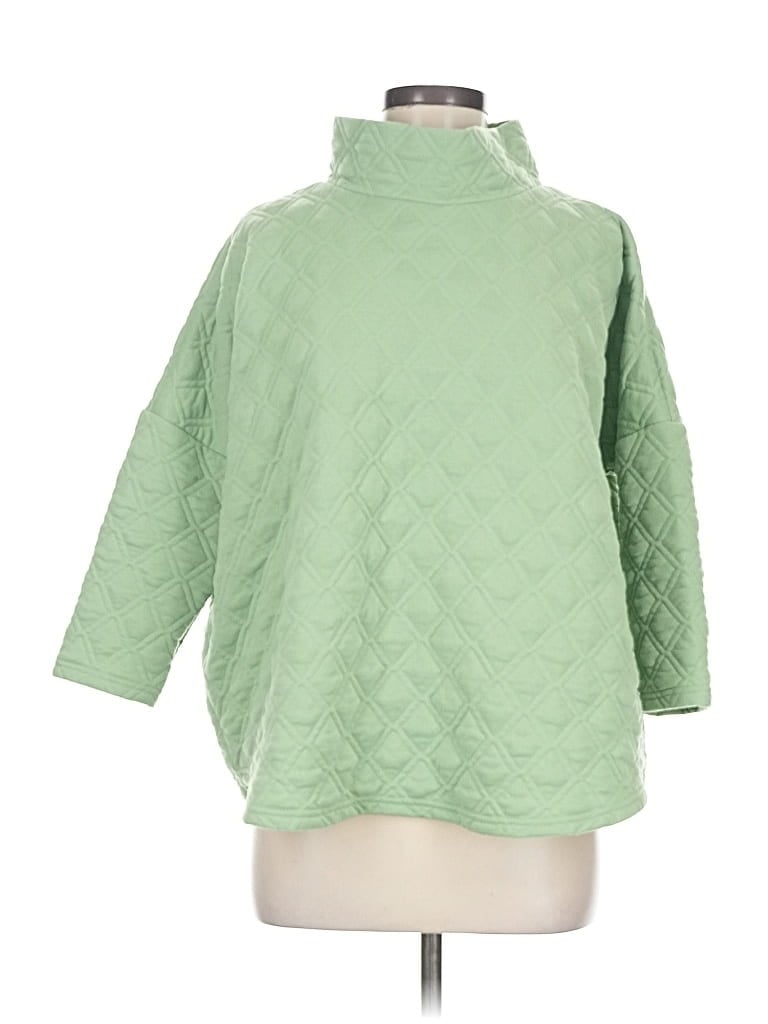 Pre-owned Tuckernuck Turtleneck Sweater In Green