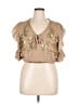 Skemo 100% Rayon Tan Sleeveless Blouse Size XL - photo 1
