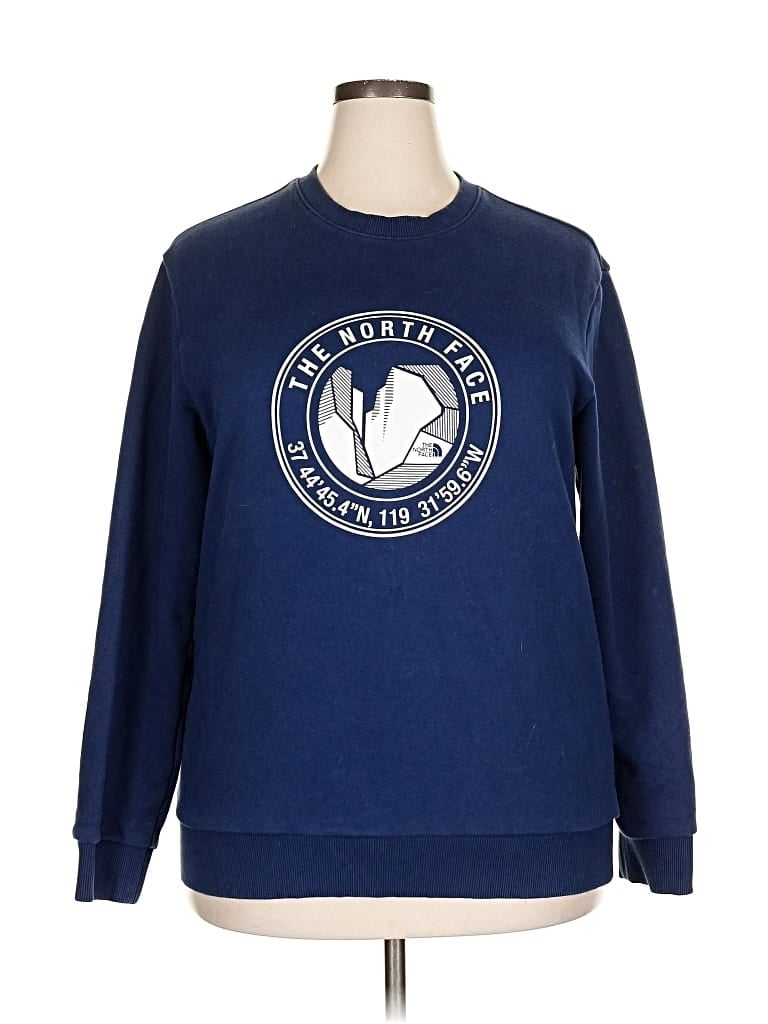 Pre-owned The North Face Sweatshirt In Blue