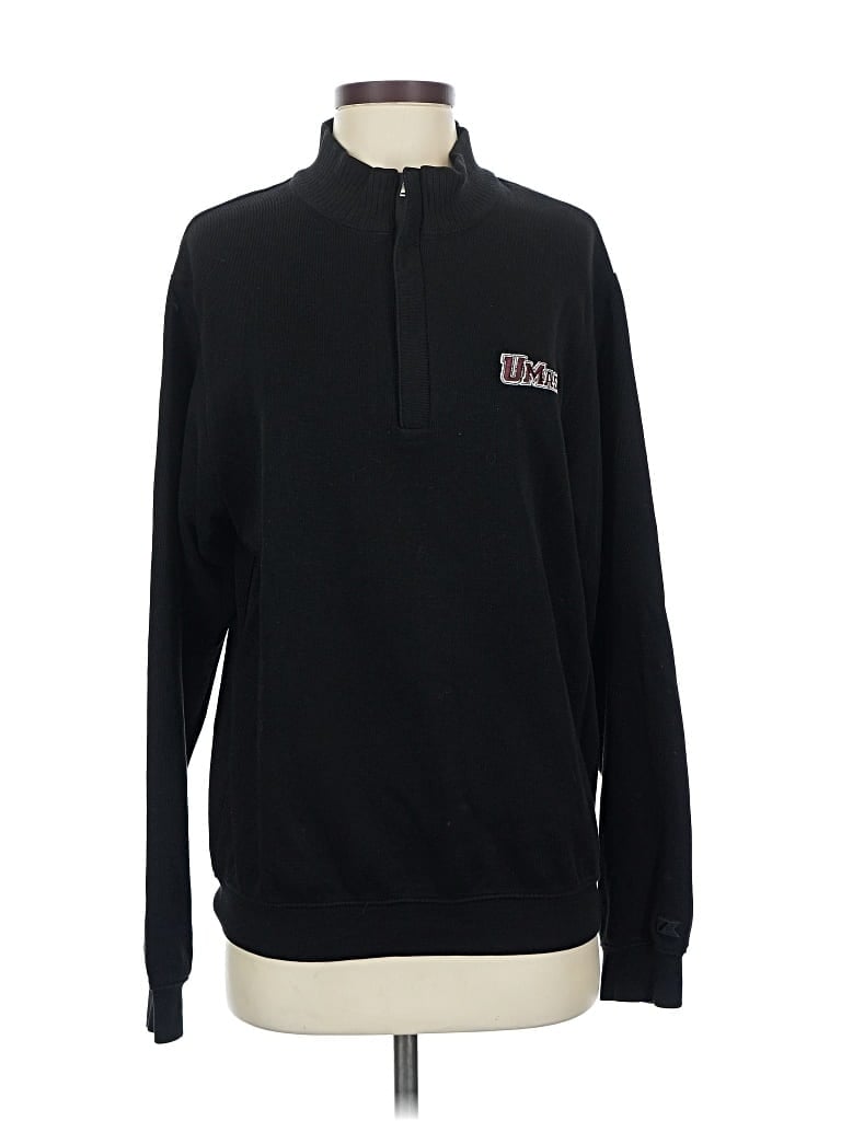 Pre-owned Cutter & Buck Pullover Sweater In Black