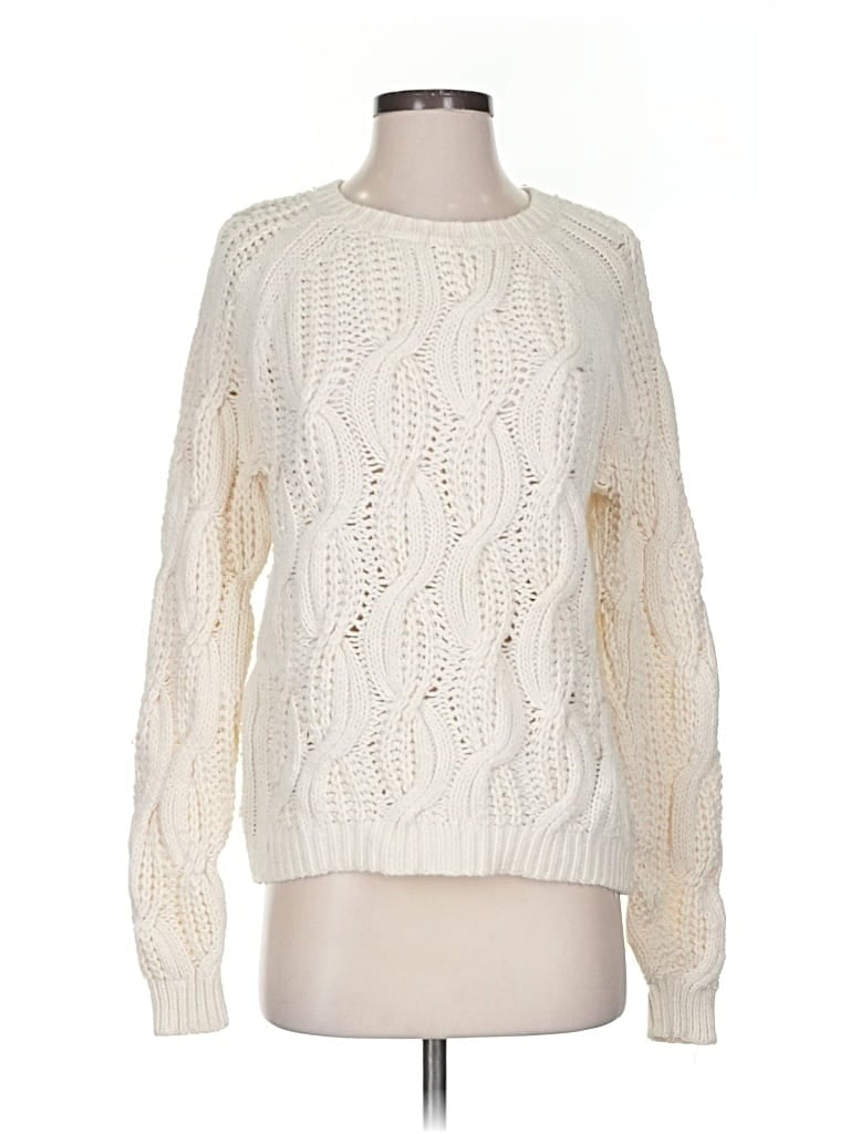Pre-owned Soft Joie Pullover Sweater In White