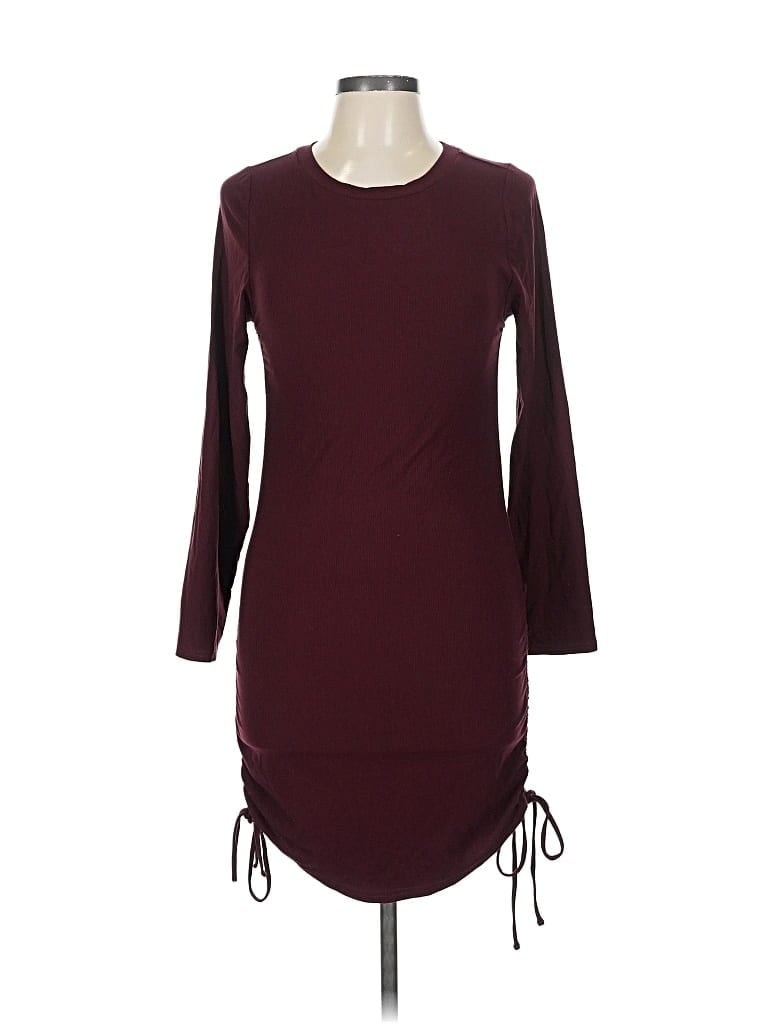 Bb Dakota By Steve Madden Casual Dress In Burgundy