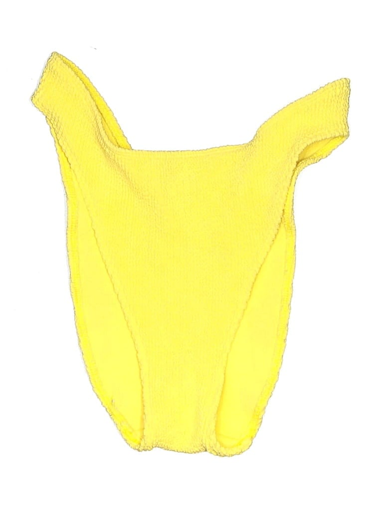 Pre-owned Asos Design Swimsuit Bottoms In Yellow