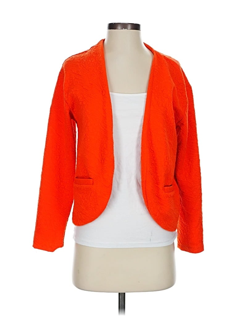 Pre-owned H&m Cardigan Sweater In Orange