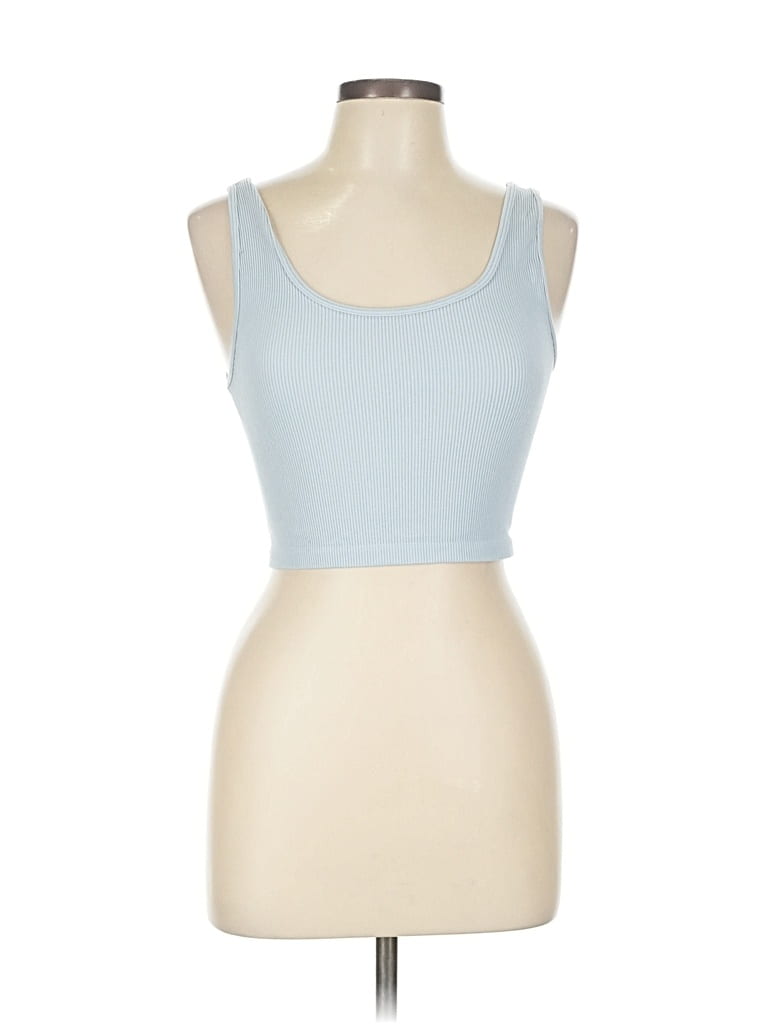 Pre-owned Aéropostale Tank Top Blue Strapless Neckline Tops