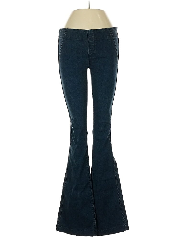 Pre-owned Free People Jeans In Blue