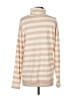 J.Crew 100% Cotton Stripes Tan Turtleneck Sweater Size S - photo 2