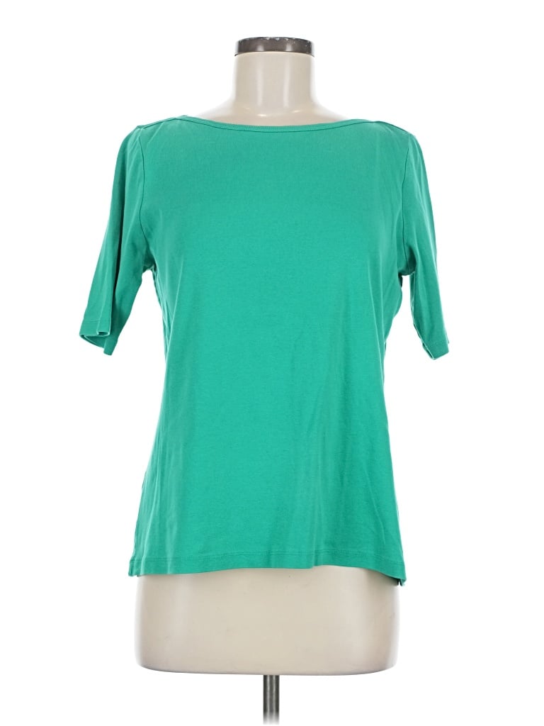 Pre-owned St. John's Bay Short Sleeve T-shirt In Green