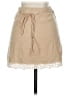 Zara Solid Tan Casual Skirt Size XS - photo 2