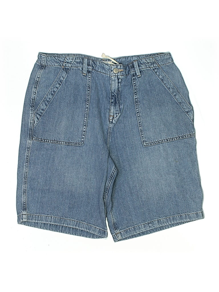 Pre-owned Good American Denim Shorts In Blue