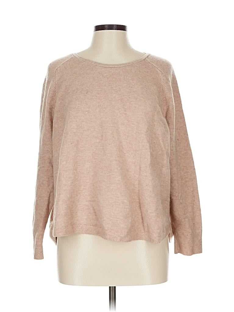 Pre-owned Ann Taylor Loft Pullover Sweater In Brown