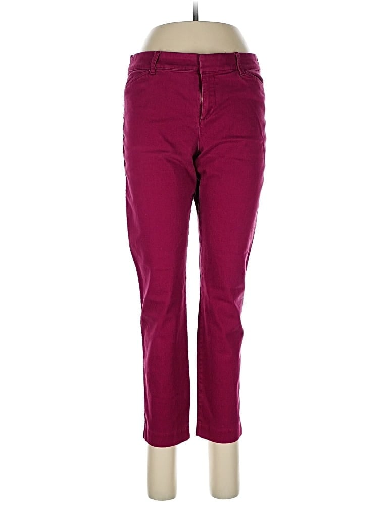 Pre-owned Old Navy Casual Pants In Burgundy
