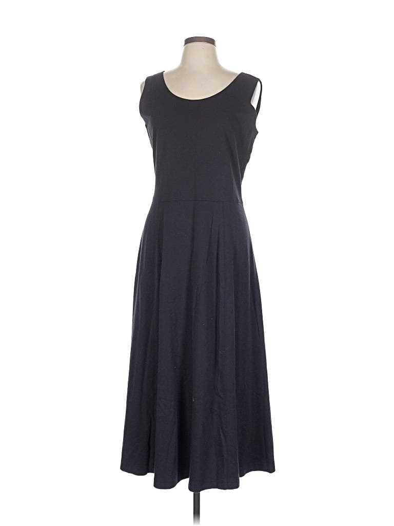 Pre-owned Lands' End Casual Dress In Black
