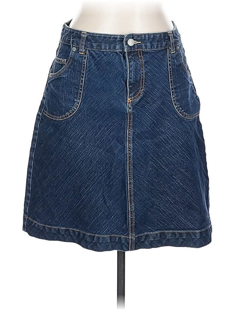 Pre-owned Banana Republic Denim Skirt In Blue