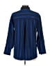 Per Se By Carlisle Stripes Blue Long Sleeve Blouse Size 10 - photo 2