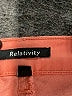 Relativity Color Block Orange Pink Jeans Size 8 - photo 8