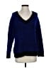 Club Monaco Chevron-herringbone Blue Pullover Sweater Size S - photo 1
