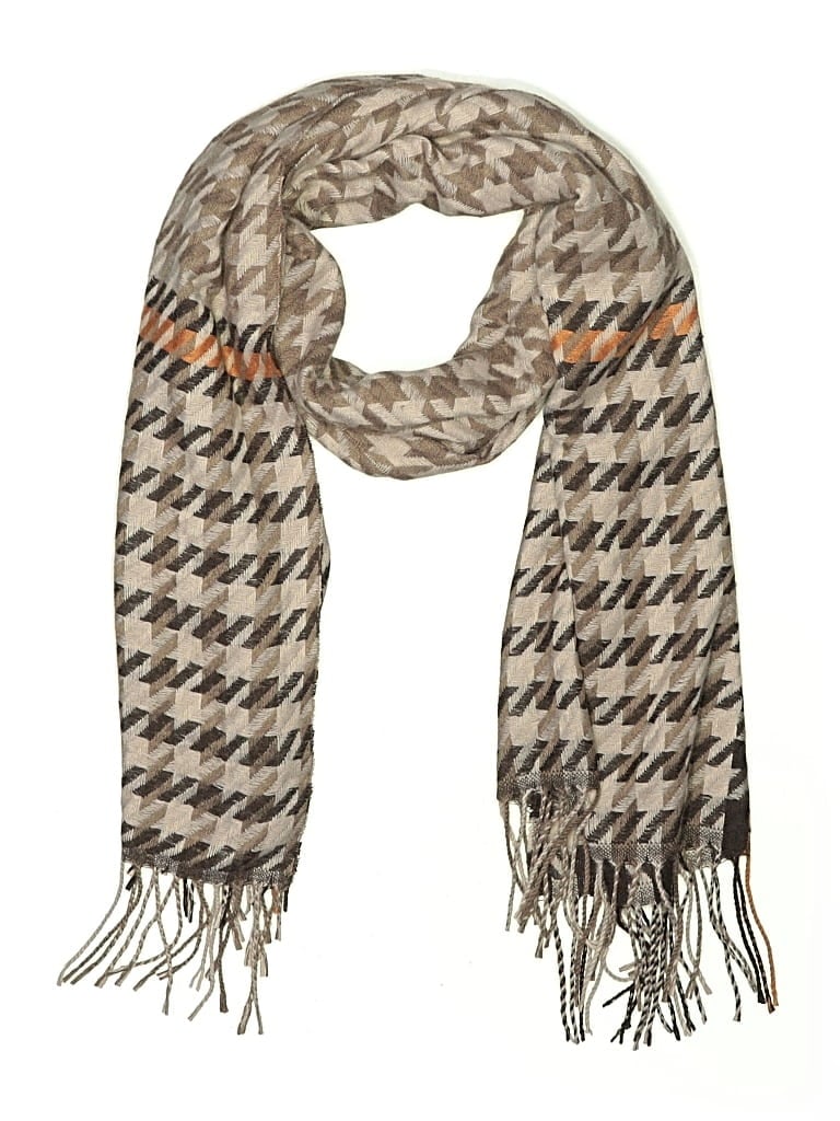Pre-owned Unbranded Scarf In Brown
