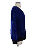 Club Monaco Chevron-herringbone Blue Pullover Sweater Size S - photo 4