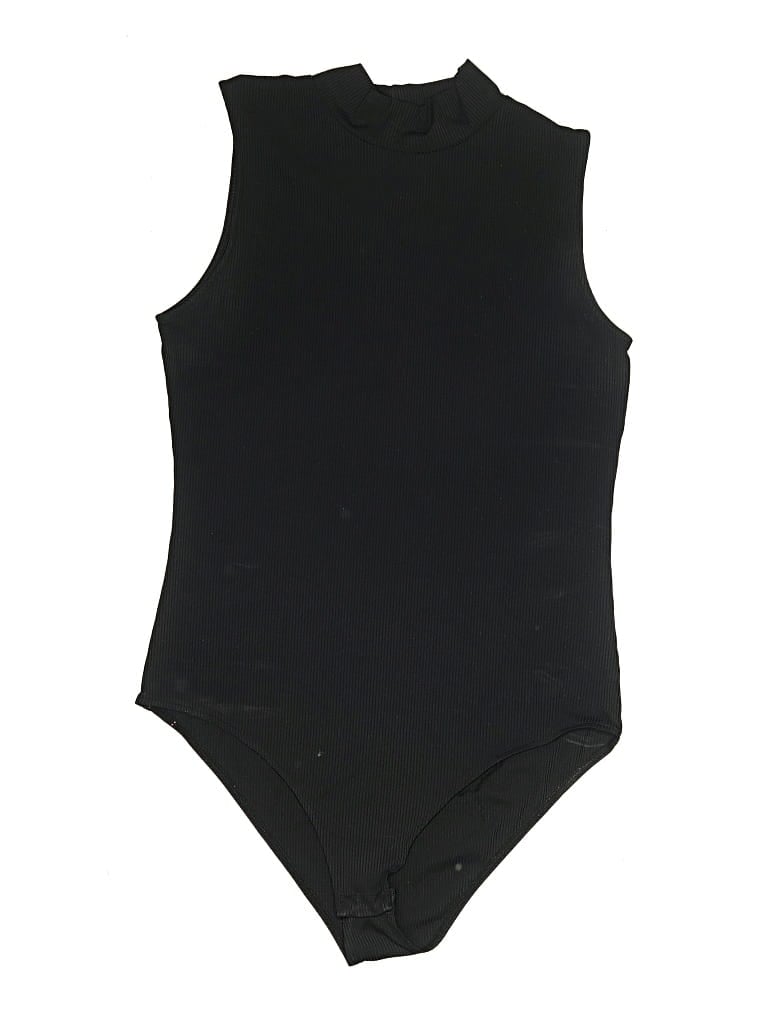 Pre-owned H&m Bodysuit In Black