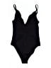 Kona Sol Solid Black One Piece Swimsuit Size S - photo 2