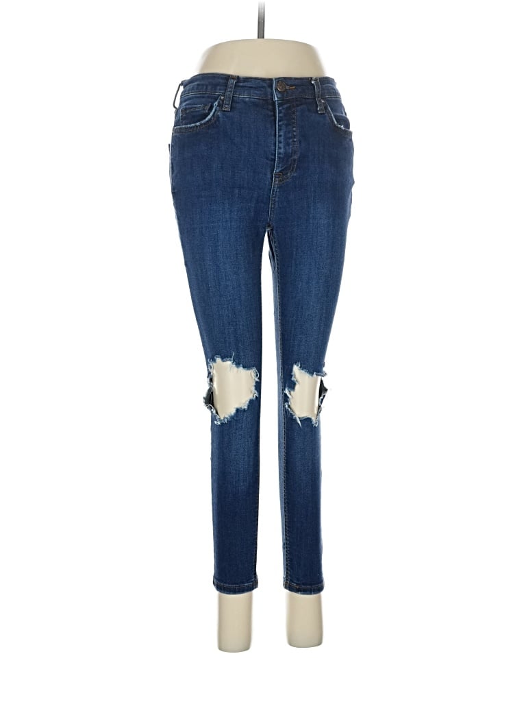 Pre-owned Free People Jeans In Blue