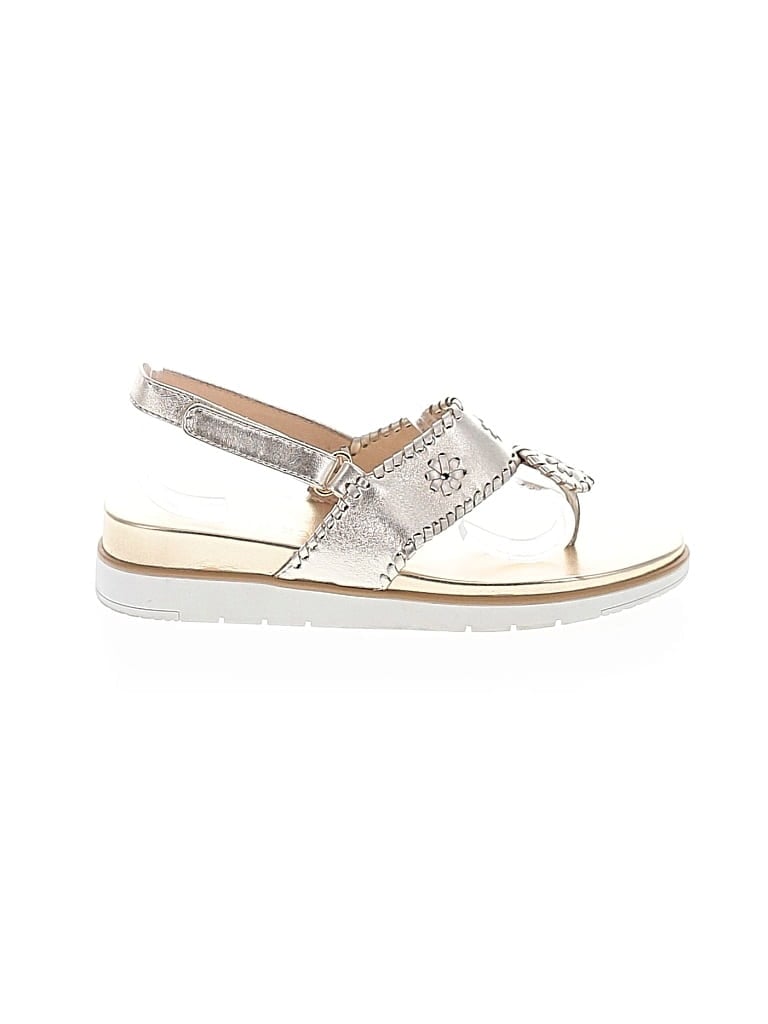 Pre-owned Jack Rogers Sandals In Gold