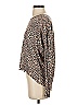 Olivaceous Animal Print Brown Pullover Sweater Size S - photo 5