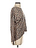 Olivaceous Animal Print Brown Pullover Sweater Size S - photo 4