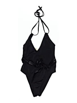 Solid & Striped One Piece Swimsuit