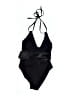 Solid & Striped Solid Black One Piece Swimsuit Size S - photo 2